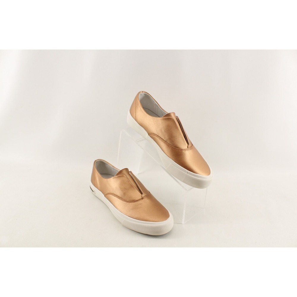 SEAVEES Sunset Strip Copper Slip On Leather Sneakers, Womens 8.5‎ US